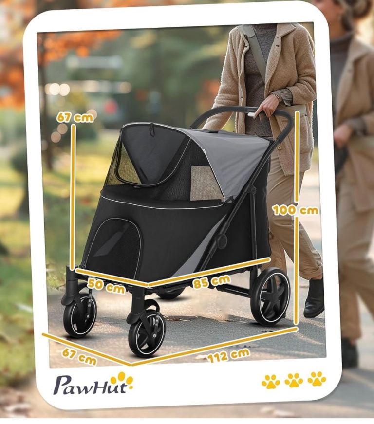 New Boxed Dog Buggy > Pawhut 