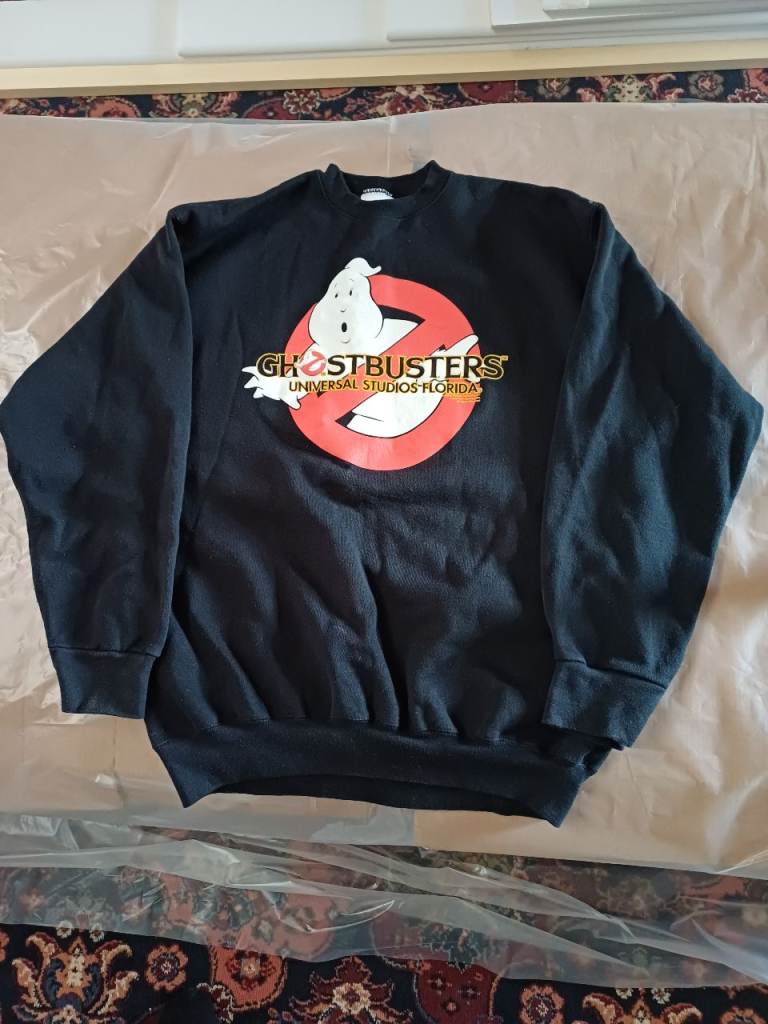 Mint Condition Mens 1990's Universal Studios Ghost busters Sweatshirt XL
