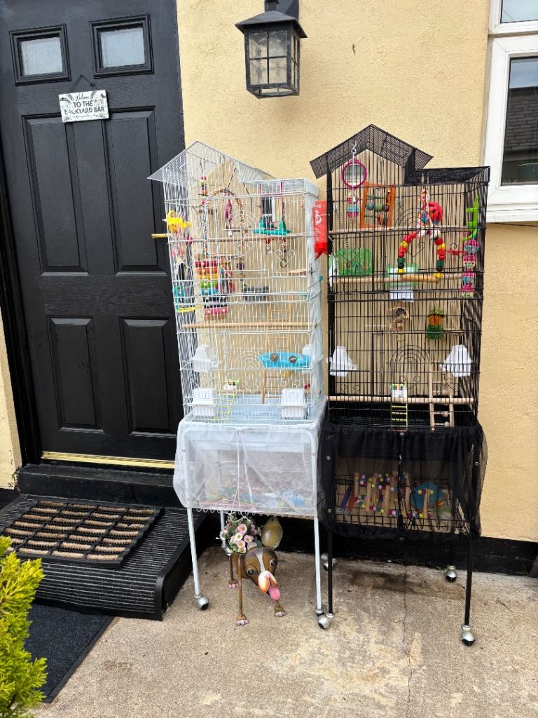 Bird cages For sale 2 large 1 small 