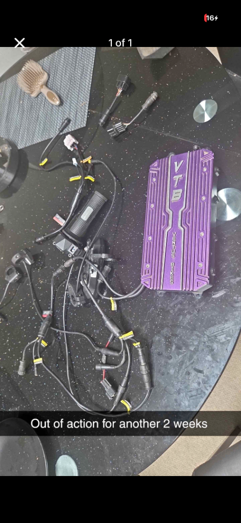 VTB 9600 gen 1 controller with mid harness and all dash and buttons throttle and regenerative break 