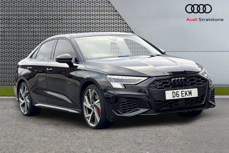 2023 Audi A3 S3 TFSI Black Edition Quattro 4dr S Tronic Saloon Petrol Automatic