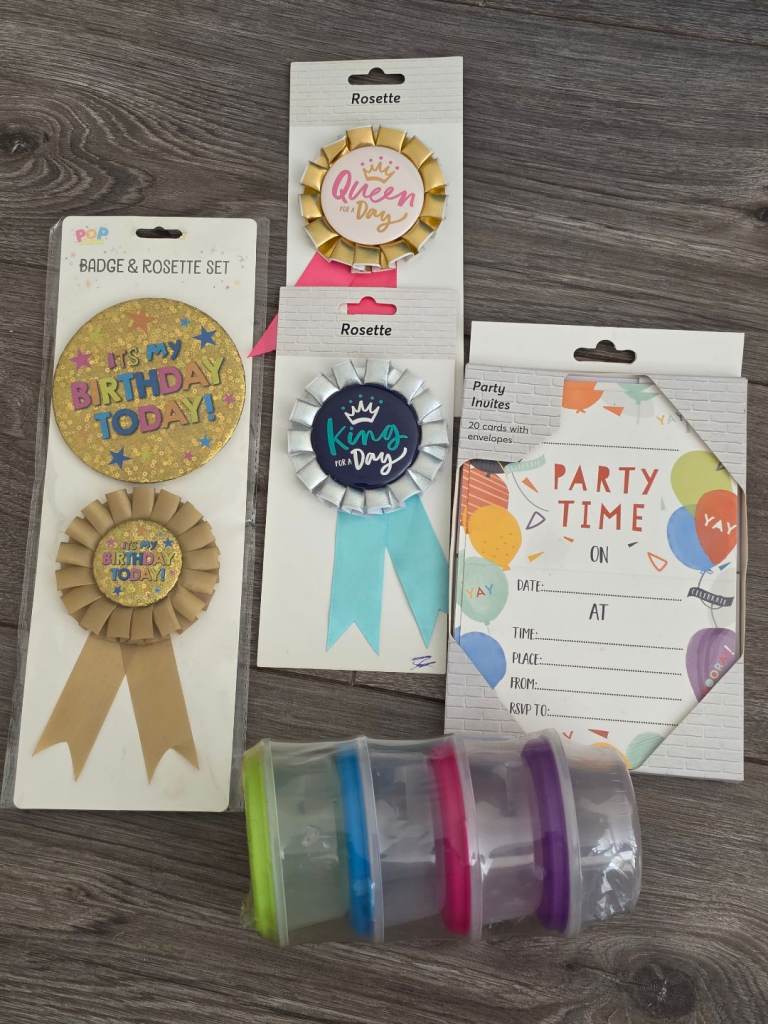 Free New birthday badges and invites