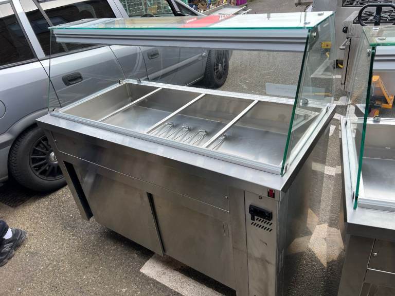 HOT FOOD DISPLAY BAIN MARIE CATERING COMMERCIAL KITCHEN FAST FOOD RESTAURANT CAFE KEBAB CHICKEN