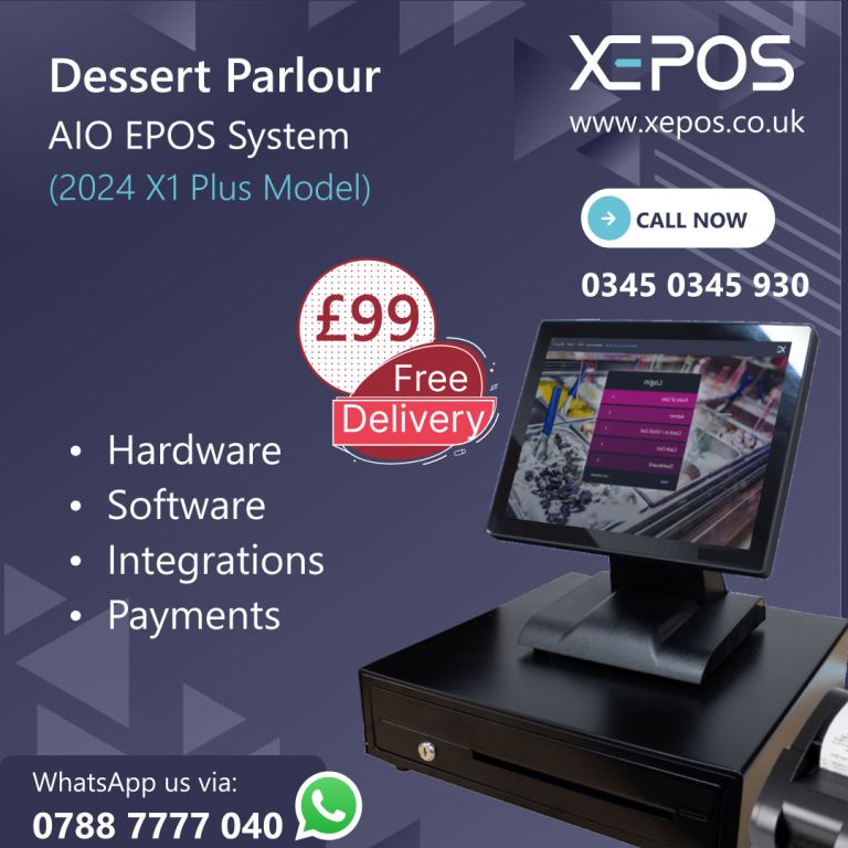 Dessert Shop Restaurant Takeaway EPOS System
