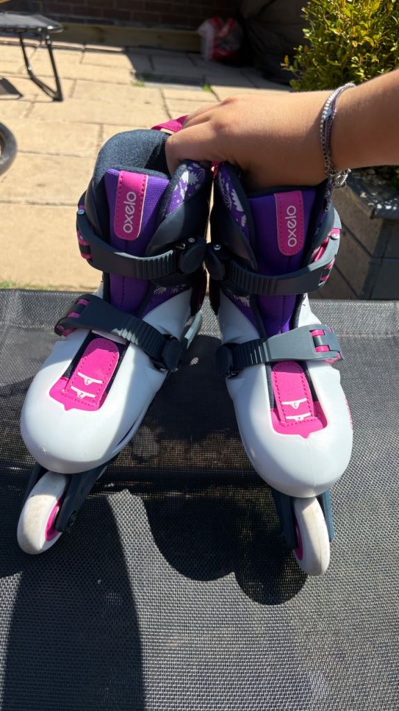Oxelo Play 5 Kids Inline Skates, UK Size 10-12.5
