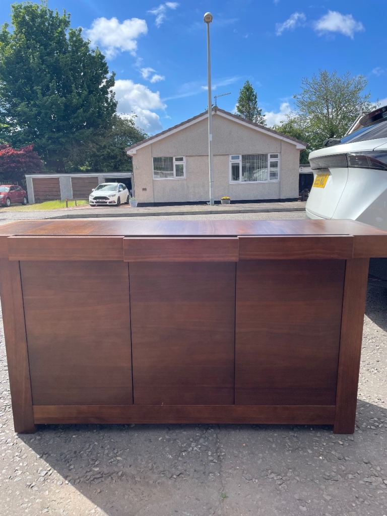 Solid Wood Sideboard with Storage – Good Condition