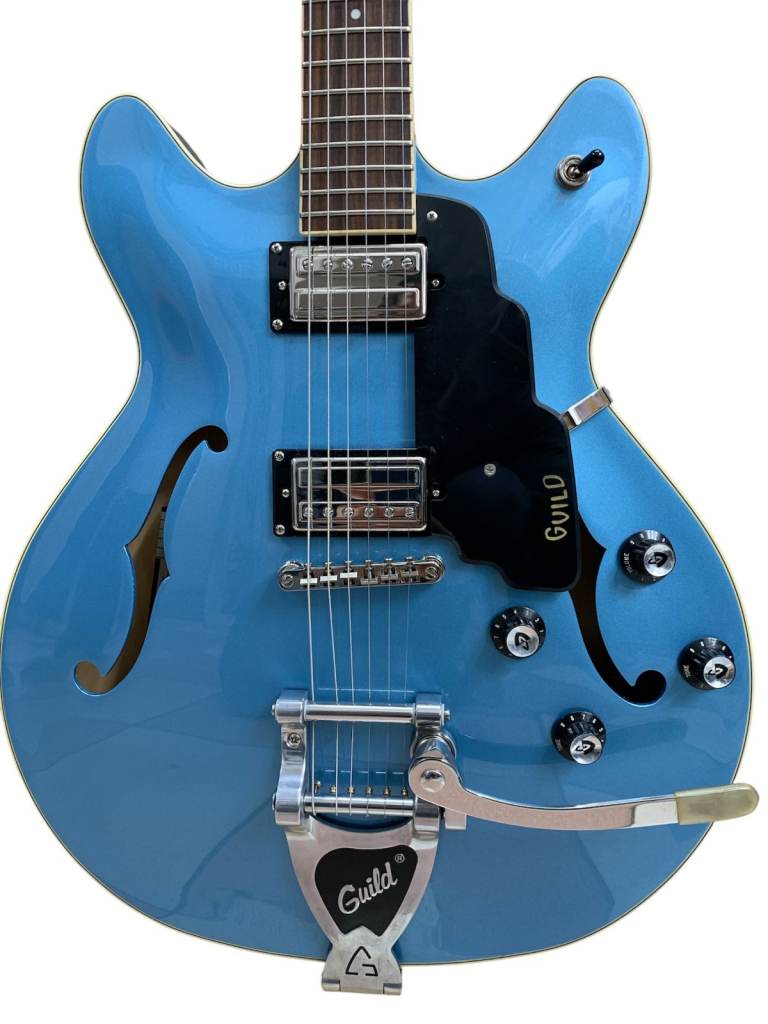  GUILD Semi-Acoustic Guitar DC Vibrato Tailpiece STARFIRE I DC BLU