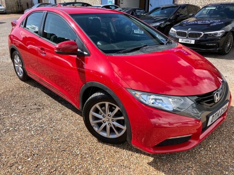 image for 2014 Honda Civic 1.4 i-vtec S. Petrol. Manual. Cheap To Run. Bright Red. Px Swap