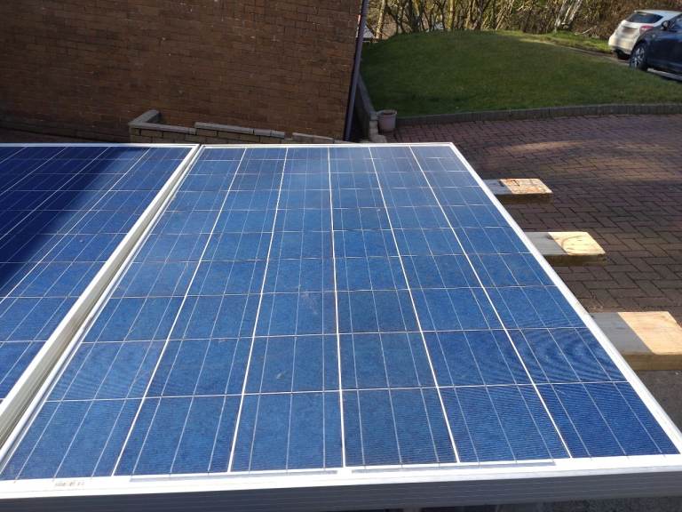 14 250W solar panels plus mounting system 3.5Kw