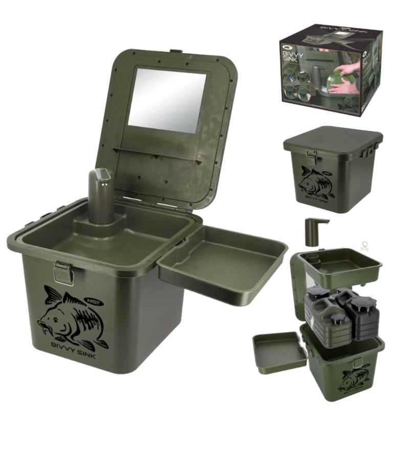 NGT Bivvy Sink + Free Auto Tap
