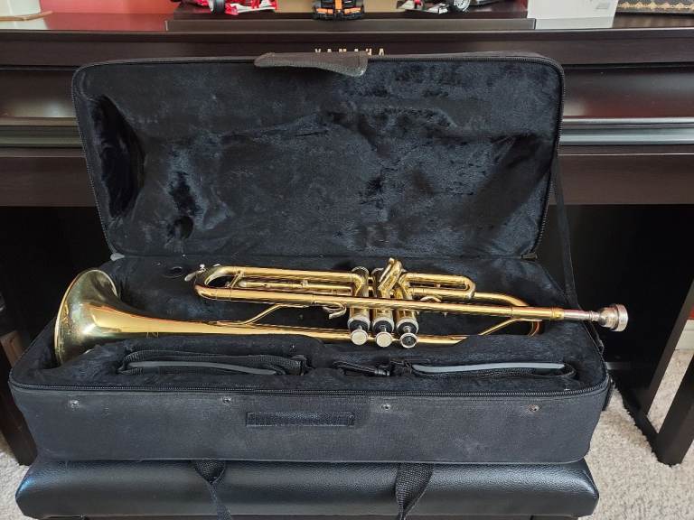 Trumpet with Black Carry Case 