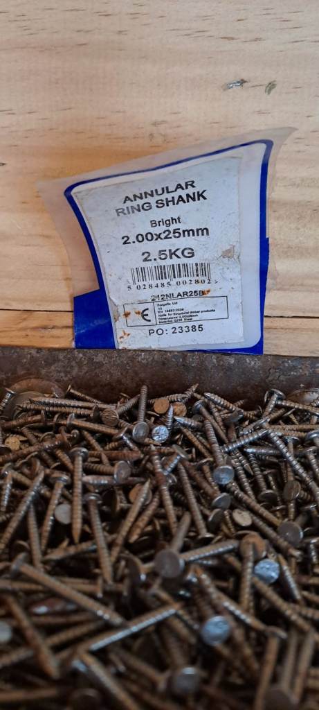 Annular ring shank nails 2.5kg
