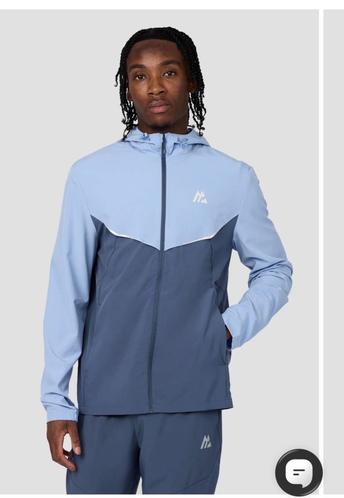 Montirex Skip Jacket - Light Blue/Dark Blue, Brand New with Tags