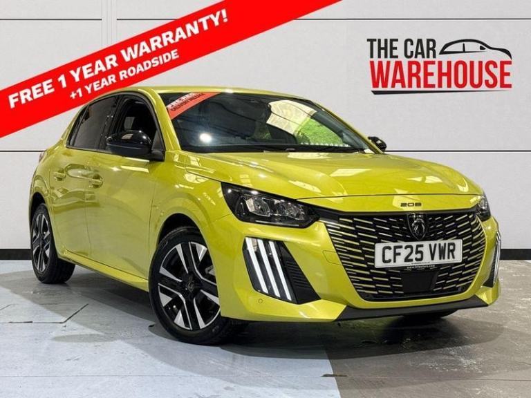 2025 Peugeot 208 1.2 PureTech 100 Allure 5dr Manual Hatchback Petrol Manual