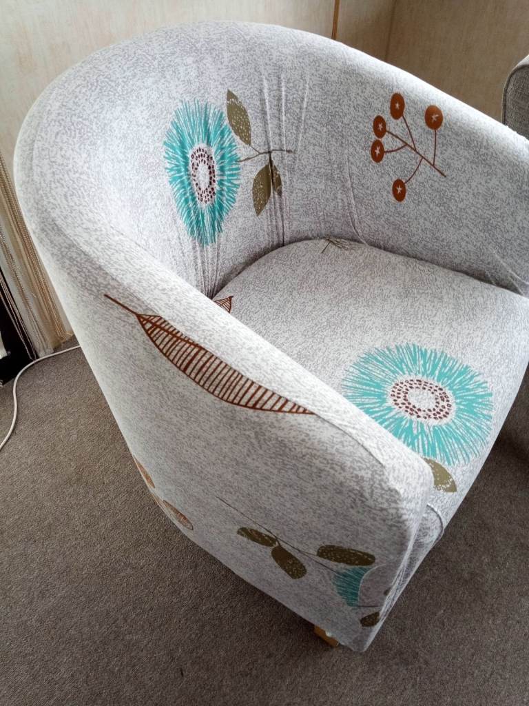 Tub chair seat cover 