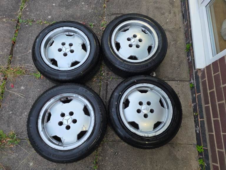 Mercedes AMG Aero 1 Style 16" Alloy Wheels – W124, W201, W126, R129
