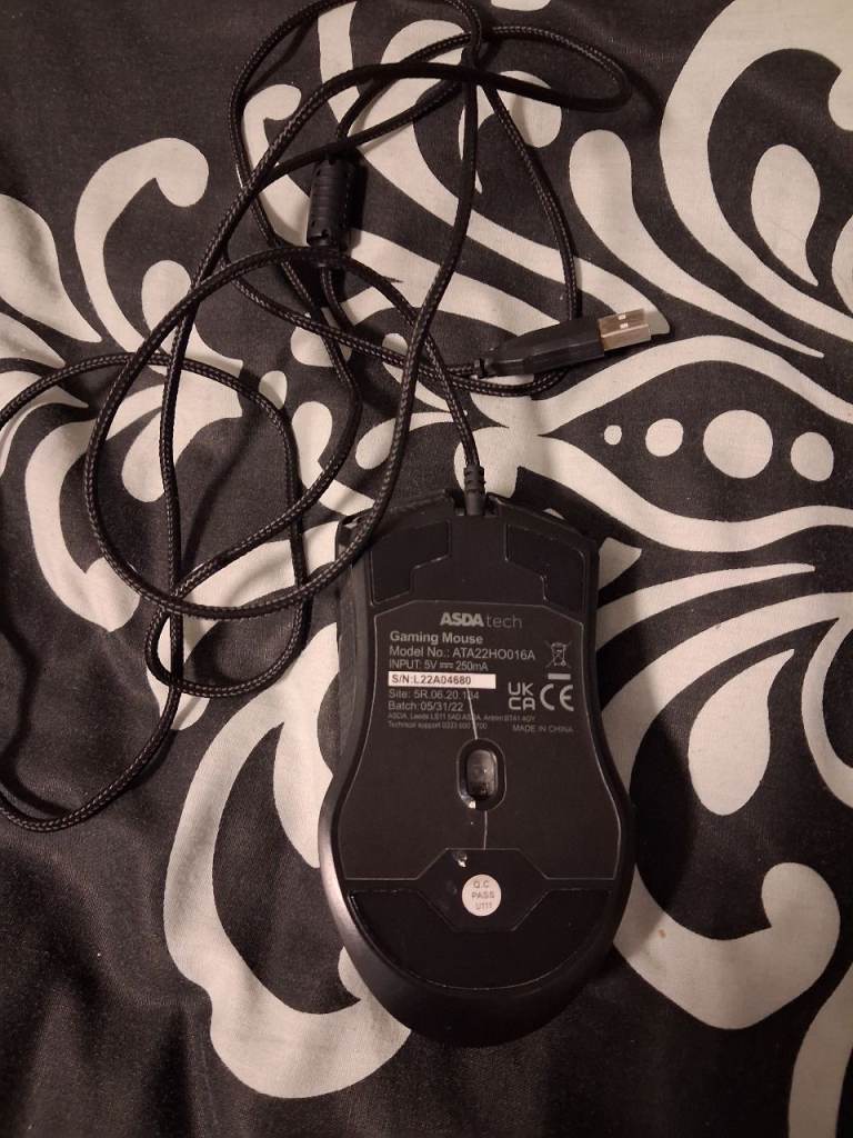 ASDA Wired Gaming Mouse – Good Condition