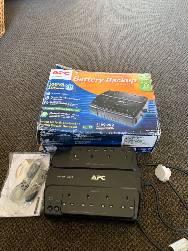 Apc battery backup es series