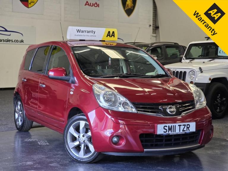 NISSAN NOTE 1.6 16V n-tec Petrol 2011+AUTOMATIC+SATNAV+AUX+USB+BLUETOOTH+ALLOYS!