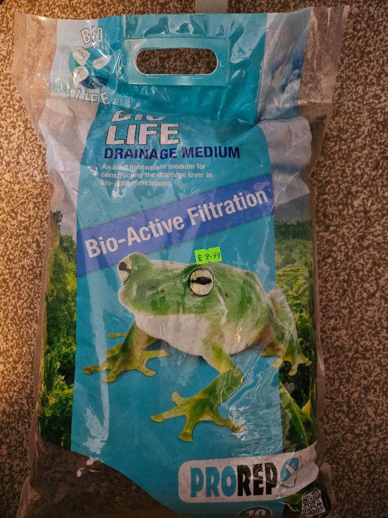 Bio Active Filtration / Drainage Medium – Reptile Setup (New)