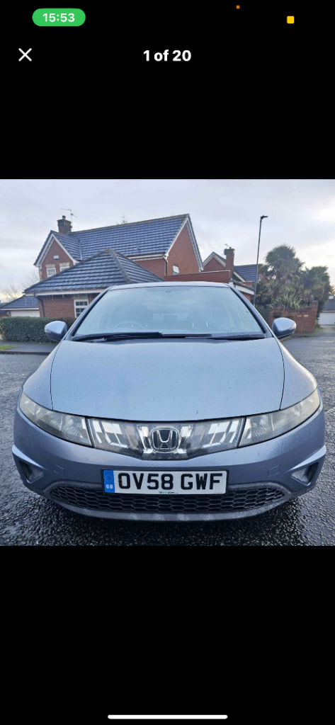 Honda, CIVIC, Hatchback, 2008, Manual, 1799 (cc), 5 doors