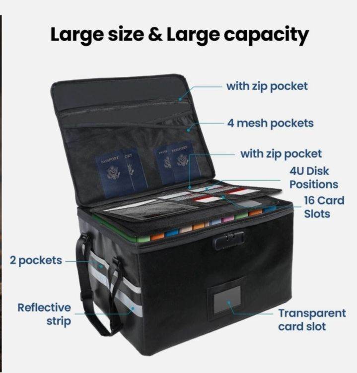 Fireproof and waterproof bag xl