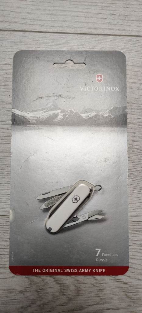 Victorinox classic white mini keychain multitool 