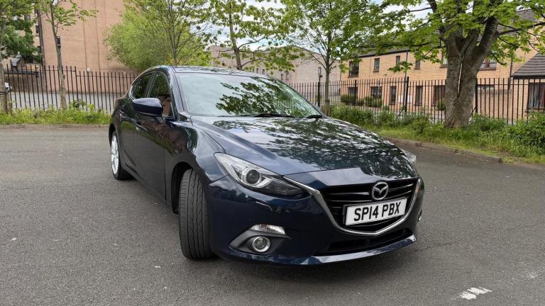 2014 MAZDA 3 SPORT NAV SKYACTIVE G 2.0, MOT MAY 27, ROAD TAX £ 35