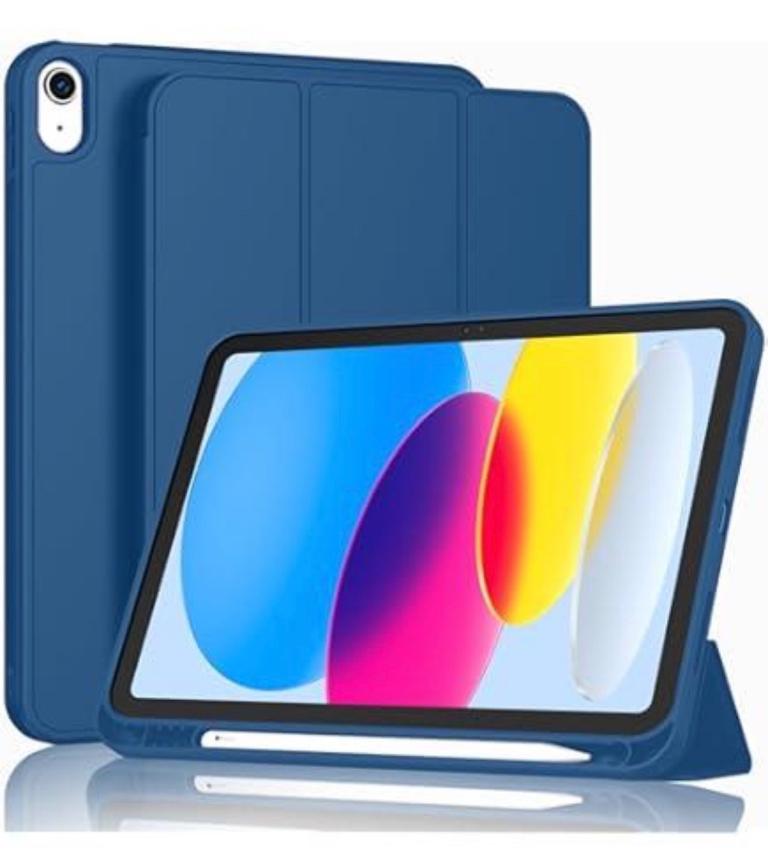     Apple iPad 2025 Blue Bundle – Pen & Case Included
