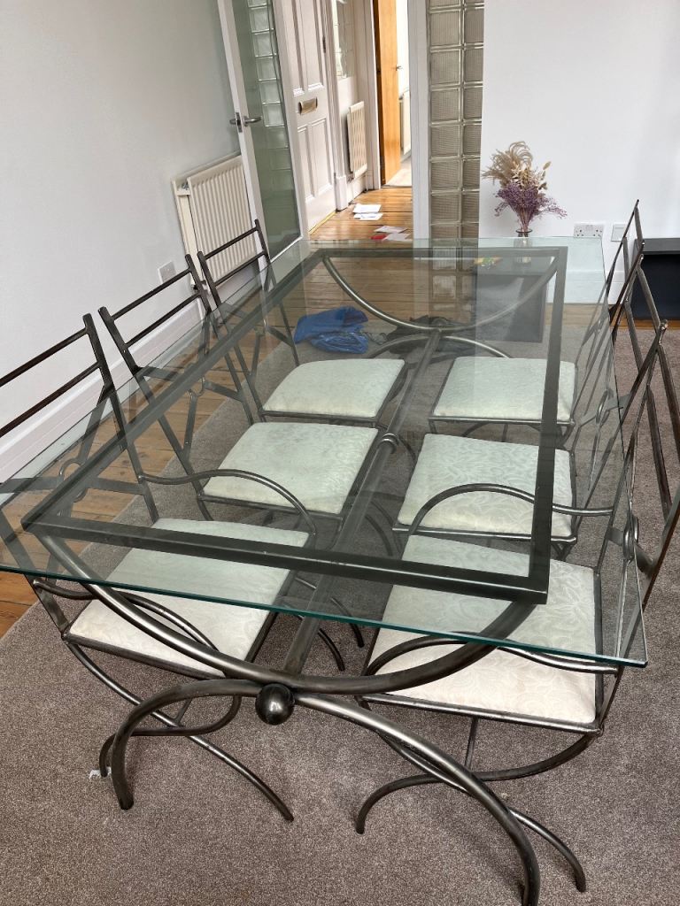 Free solid dining table and chairs 