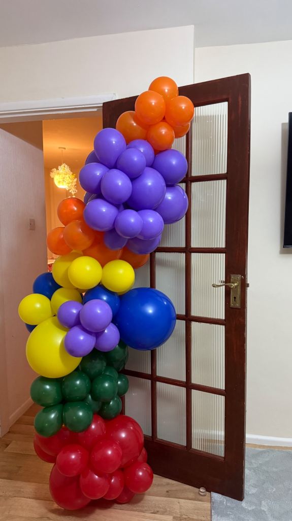 Balloons ready to go