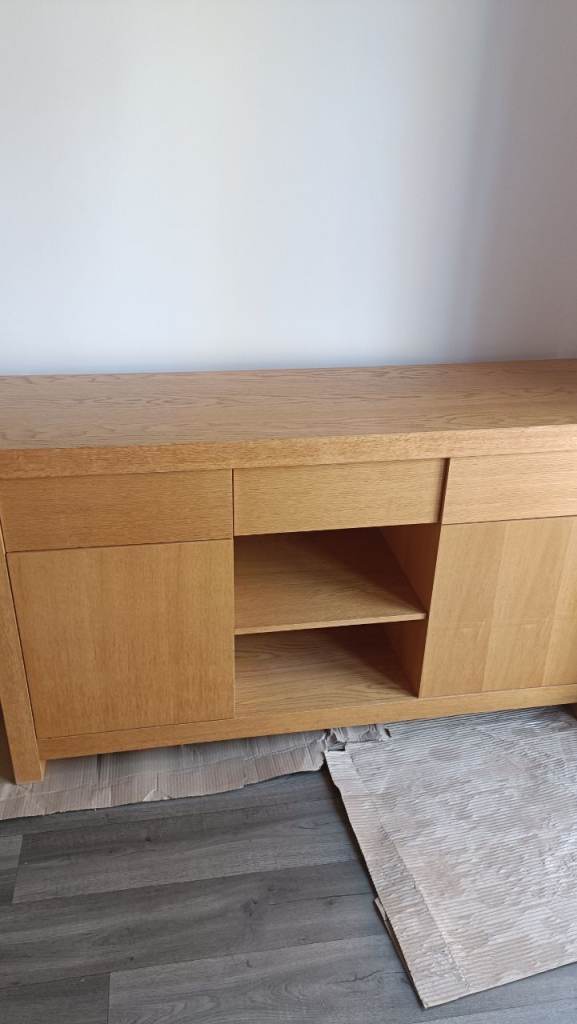 Solid oak sideboard