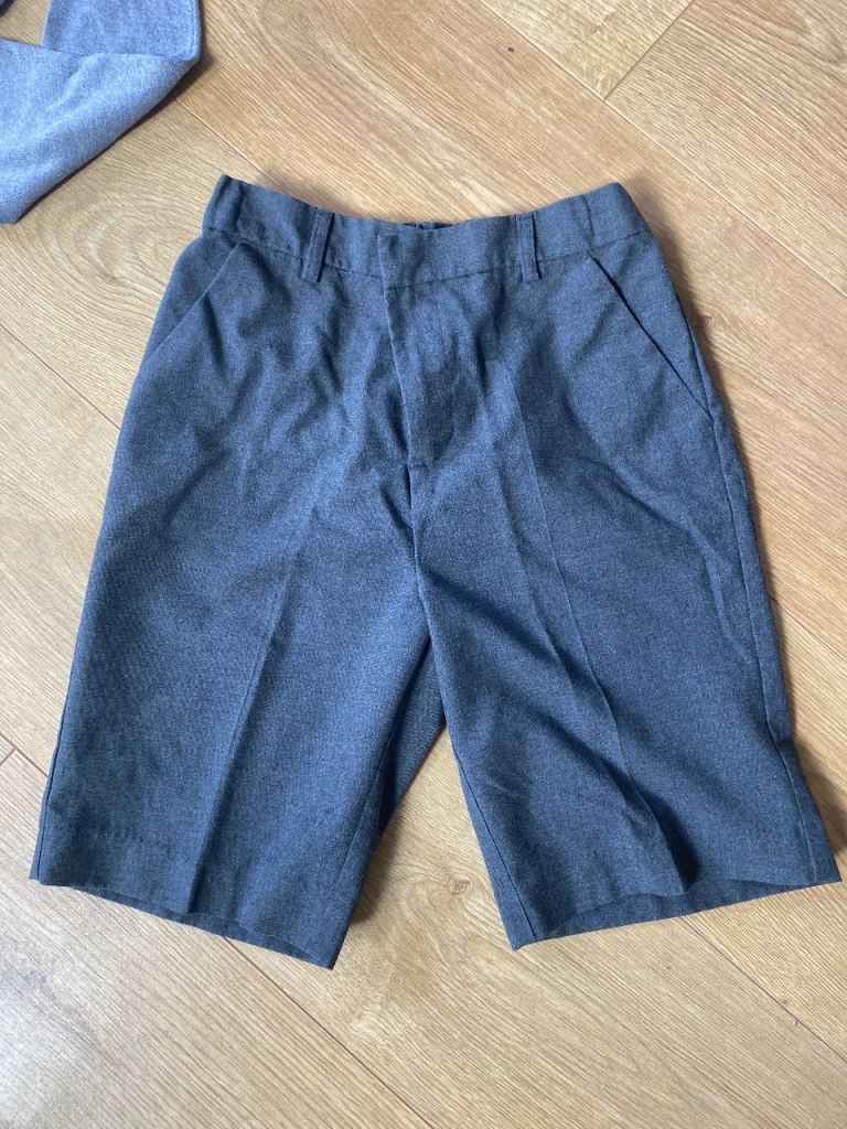 Grey School Shorts