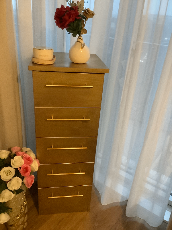 image for Designer chest of 5 drawers RRP over £250 now £45 only see the quality 