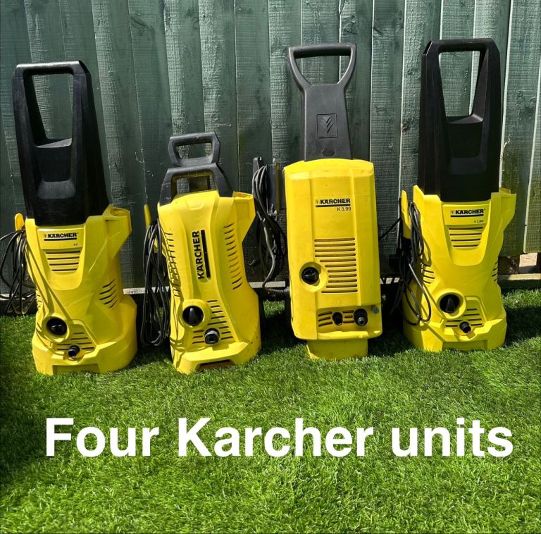 Huge Karcher bundle, pressure washers, hoses, lances, nozzles