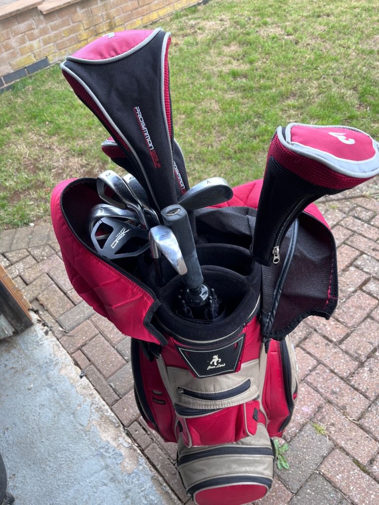 Full Golf Club Set with Bag and Balls – Good Condition