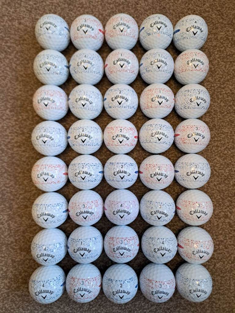 40 Callaway Supersoft Splatter Golf Balls £35.00.