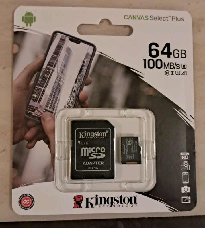 Kingston Canvas Select 64GB Microcard
