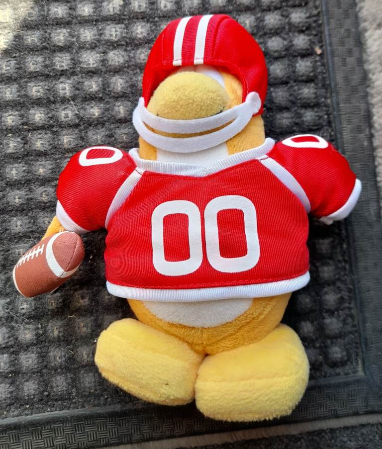 Disney Club Penguin American Football Plush Toy