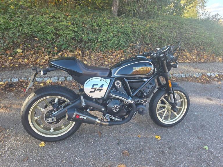 DUCATI SCRAMBLER 800 803 CAFE RACER EURO 4 2019 Petrol Manual in Black
