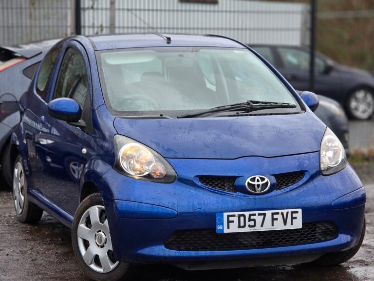 2007 Toyota AYGO 1.0 VVT-i Blue 3dr HATCHBACK Petrol Manual