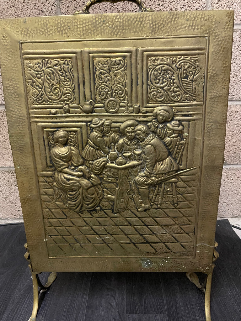 Antique fire guard / screen