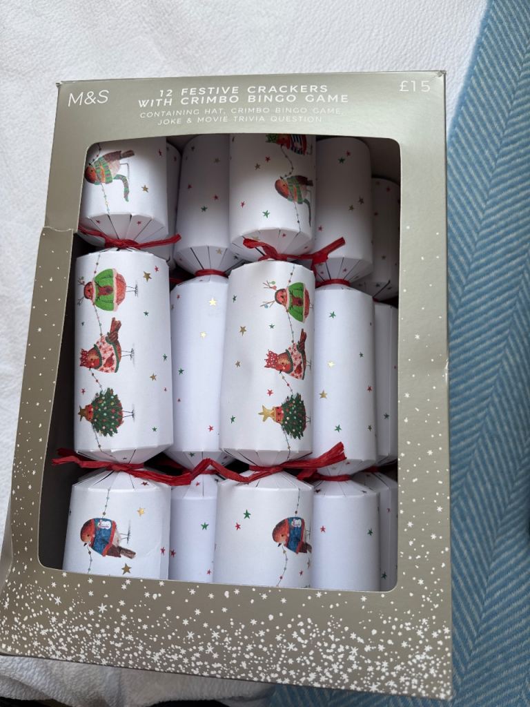 M&S Christmas crackers 