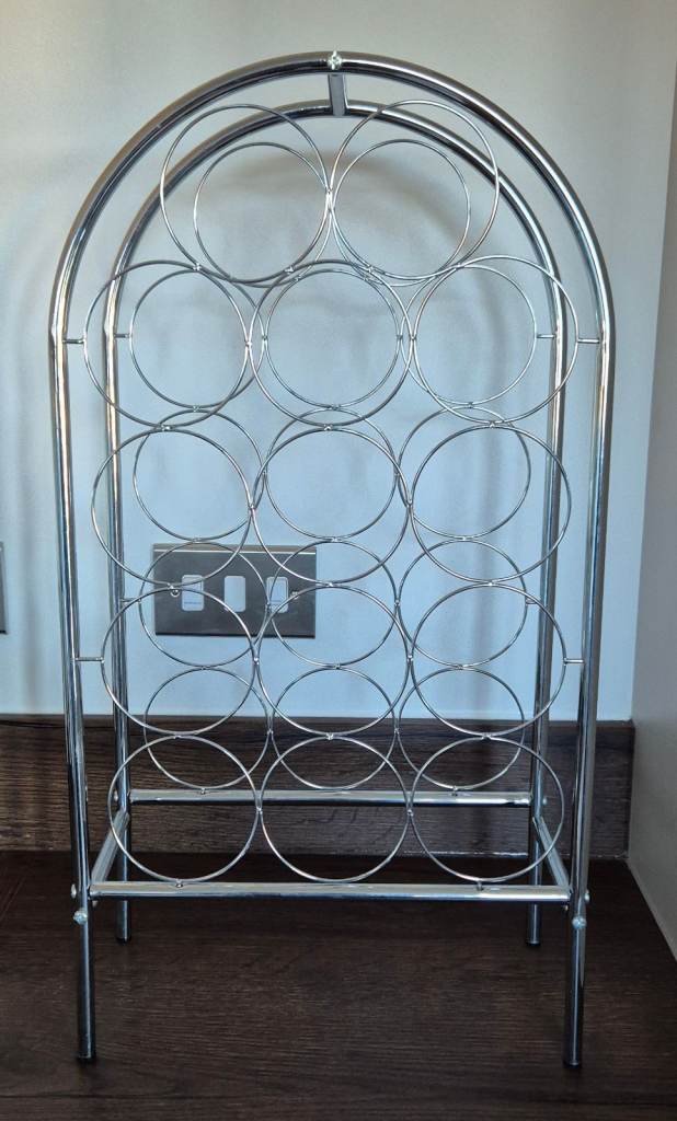Chrome 14 Bottle Wine Rack