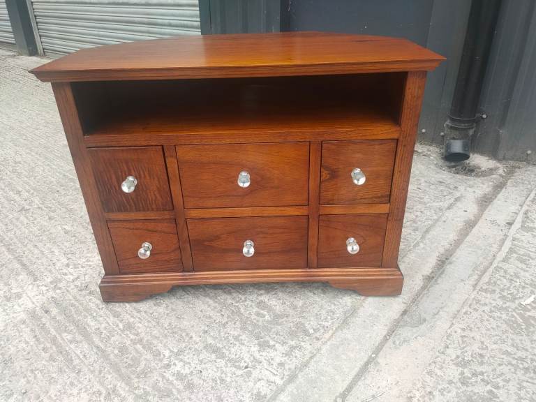 image for Dark oak TV  cabinet