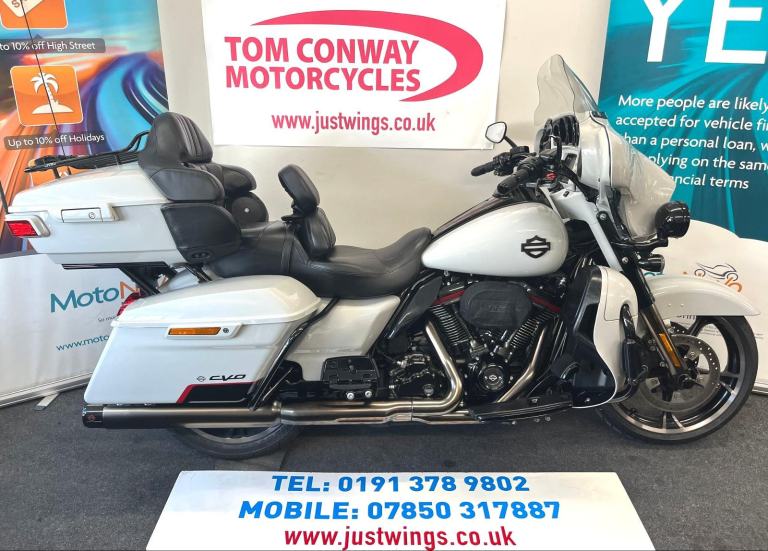 HARLEY DAVIDSON FLHTKSE CVO 117 ELECTRA GLIDE ULTRA, 2019, 14,823 MILES. £17995