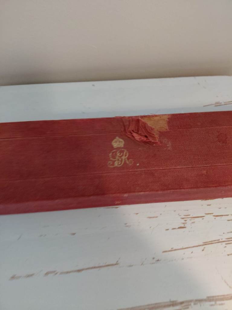 1920 College of Arms Grant Burton-Lingen + RNR Naval ID Cards & GR Case