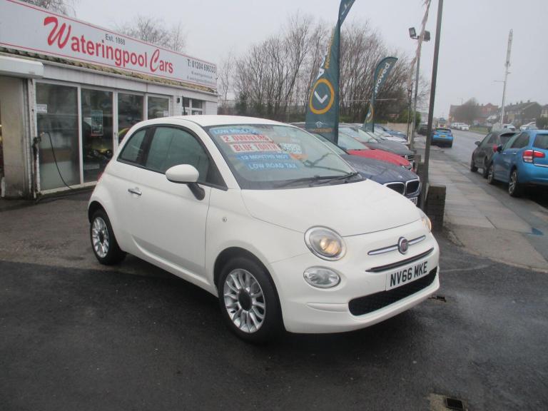 2017 Fiat 500 1.2 ECO Pop Star Euro 6 (s/s) 3dr HATCHBACK Petrol Manual