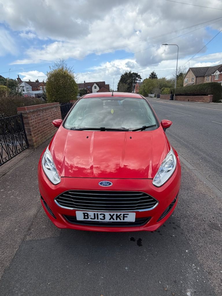 Race Red ford fiesta