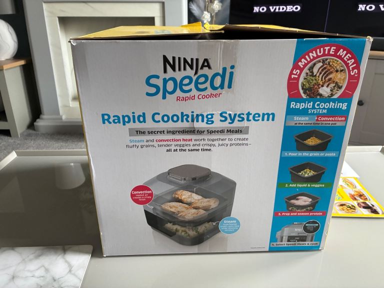 Ninja speedi rapid cooker never used brand new full instructions and recipe book. 